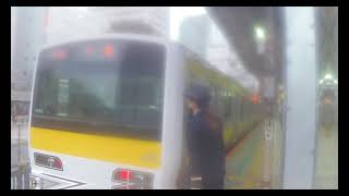 【JR中央線】 E231系500番台A502編成 各駅停車 千葉行き(総武線直通) 三鷹到着