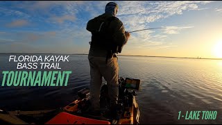 Florida Kayak Bass Trail Bass Tournament - First stop LAKE TOHO