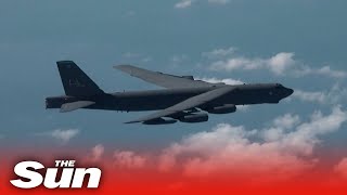 US sends B-52 bombers and F-22 fighters for joint drills with South Korea
