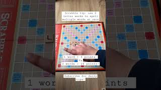 Scrabble tip: how to 4x your points with 2 letter words 😲