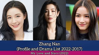 Zhang Nan 张楠 (Profile and Drama List 2022-2017) My Love and Stars (2022)