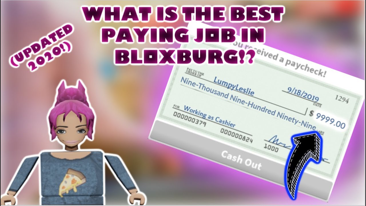 What Are The Best Jobs In Roblox Bloxburg? (updated 2020) - YouTube