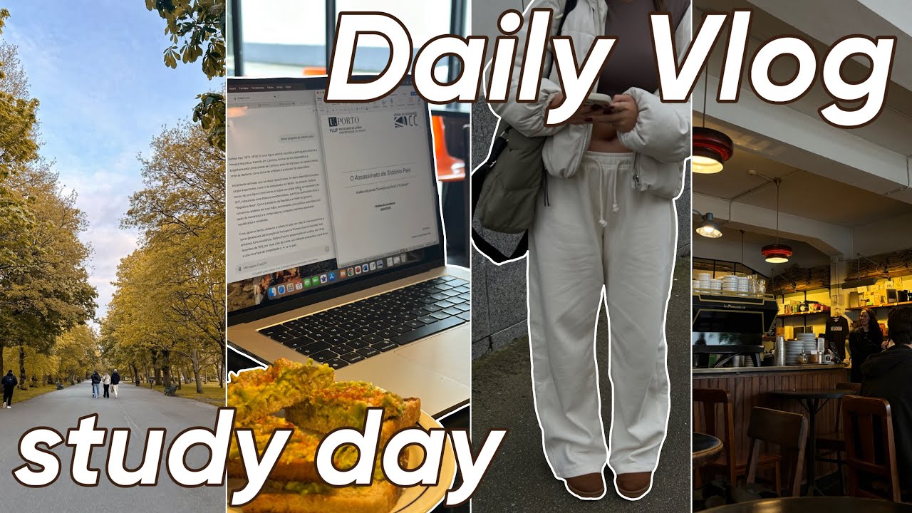 Daily Vlog Fall Study Day тшхя пёянк Youtube