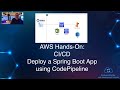 AWS Hands-On: CI/CD - Deploy a Spring Boot App using CodePipeline