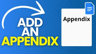 How to Add an Appendix in Google Docs