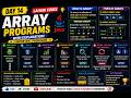Arrays in Java Problems Explained | Traversal, Sum, Max, Min & Reverse Array