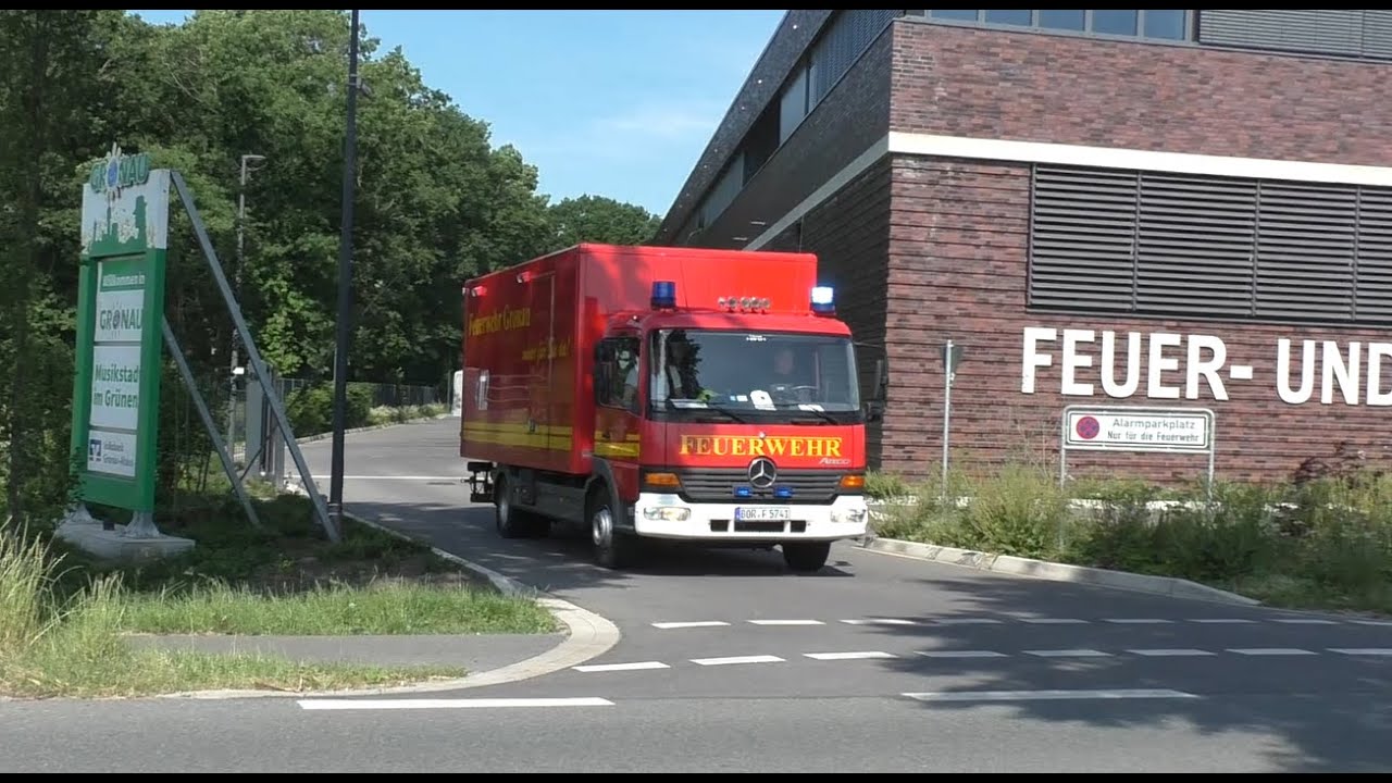 [Feueralarm In Schule] Einsatzfahrten Zu BMA In Gronau - YouTube