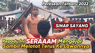 Pepadu Ini Seram Mengejar Sambil Melotot terus / Peresean Terbaru 2022 / Tradisi Budaya Sasak Lombok