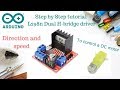 How to control DC motor using L298n + Arduino (step by step)