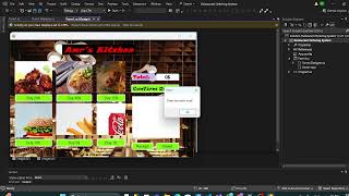 Restaurant Ordering System in C# WinForms | Beginner Project