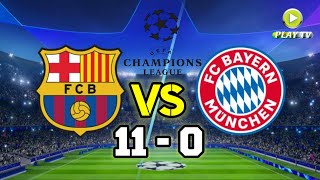 Barcelona vs Bayern Munich 11-0 Full Match Highlights | Barcelona 11 Goals