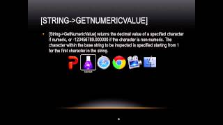 Lasso Programming: [string→getNumericValue]
