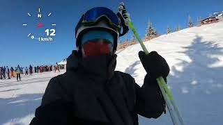 Bukovel Ski 24.01.2022 GoPro speed 106km/h