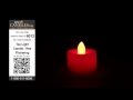 Red Flickering Battery Operated Tea Light Candle