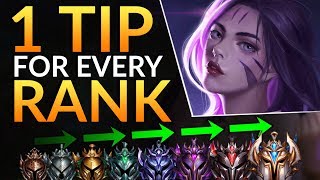 1 SECRET TIP for EVERY Rank | ADC Tricks to Rank up FAST - League of Legends Guide (Challenger)