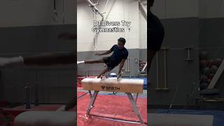Divers try gymnastics 🤯 #gymnast #gymnastics#sports #olympics #olympic #calisthe