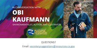 Secretary Speaker Series Event - In Conversation with Obi Kaufmann