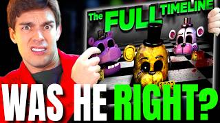 Did Matpat's Ultimate Timeline SOLVE The FNAF Lore?