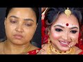 Step By Step Bridal Makeup tutorial / Soft Smoky Eyes/ long lasting Base/glowing makeup tutorial …