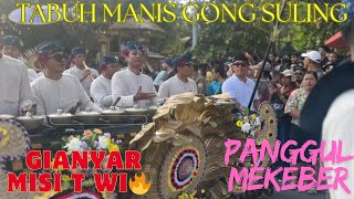 “DUTA KABUPATEN GIANYAR” TABUH MANIS GONG SULING || PAWAI PEMBUKAAN PESTA KESENIAN BALI 2024