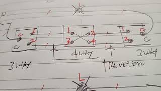 Kunting Kaalaman para sa 1 lamp in 3 location 3,4 way switches by use of (ASI)