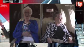 Vodafone Takes Two Grandmothers On Their Very First Flight