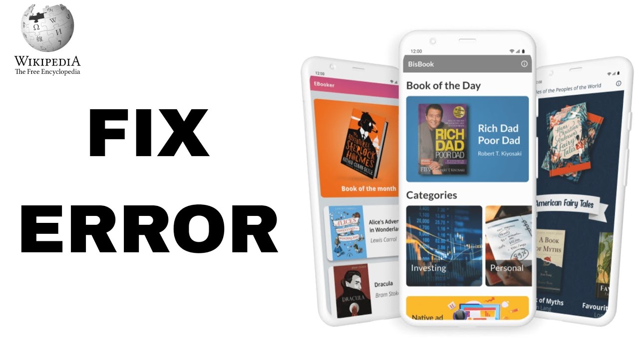 How To Fix And Solve Error On Wikipedia App Final Solution Youtube
