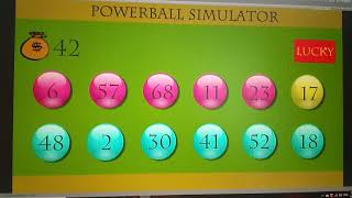 Powerball Simulator