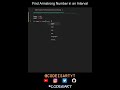 Find Armstrong Number in an Interval in Python | Python Examples | Python Coding Tutorial |Interview