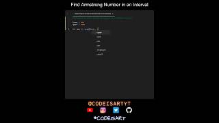 Find Armstrong Number in an Interval in Python | Python Examples | Python Coding Tutorial |Interview