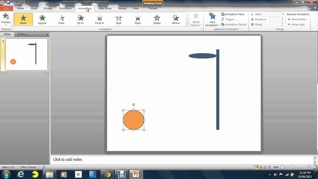 How To Do A Simple Animation In PowerPoint - YouTube