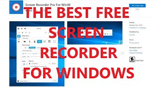 The Best Screen Recorder For PC's Free Screen Recorder Pro