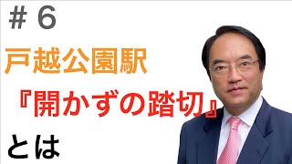 ＃６『（ネットでも取り上げられた）開かずの踏切・戸越公園駅について』（前東京都議会議員・品川区・田中たけし（田中豪））