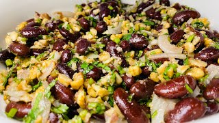 Red Bean Salad Recipe - Armenian Cuisine - Լոբով Աղցան😋