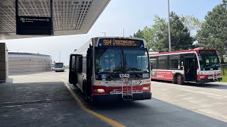 TTC 984B Sheppard West Express #1342 from Sheppard Yonge Stn to Sheppard West Stn (May 15th, 2023)