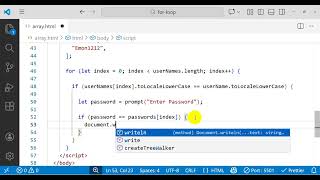 JavaScript Login Using Array | Emran Code Box