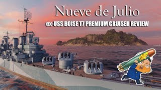 World of Warships Nueve de Julio / USS Boise Tier 7 Pan American and USN Cruiser Review