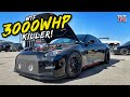 THIS MIND BLOWING 3000WHP GTR IS SAVAGE! ..FASTEST STREET GTR?!