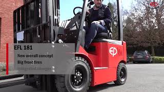 EFL181 - Lithium Ion forklift truck with integrated charger