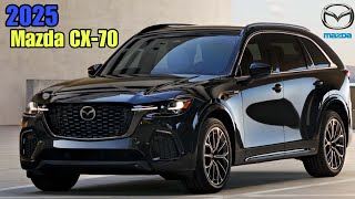 The 2025 Mazda CX-70 Delivers Straight-Six Power In A Two-Row Package - Plug-in Hybrid Powertrains