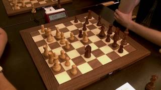 IM Nikita Meskovs - GM Lugovskoy Maxim , Queen's opening, Rapid chess