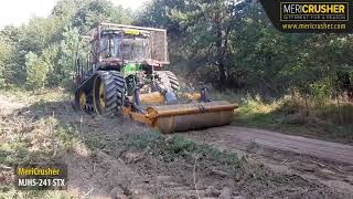 MeriCrusher MJHS forestry tiller and forestry mulcher for demanding land clearing professional