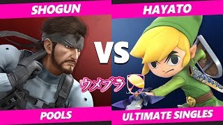 Umebura SP4 SSBU - GW | Shogun (Snake) Vs. Hayato (Toon Link) Smash Ultimate Tournament Pools