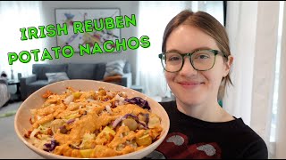 Irish Reuben Potato Nachos