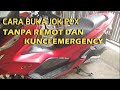 Cara buka kunci jok PCX // tutorial cara pakai emergency key #semutracing28