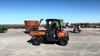 Entz Auction \u0026 Realty – LOT 9532 - 2012 KUBOTA RTV 900XT