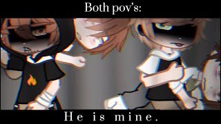 ‘He is mine.’ |meme | original??|Gacha club| dnf💙💚 karlnap🧡💜