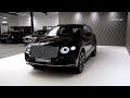 2024 black bentley bentayga v8 luxury suv in detail