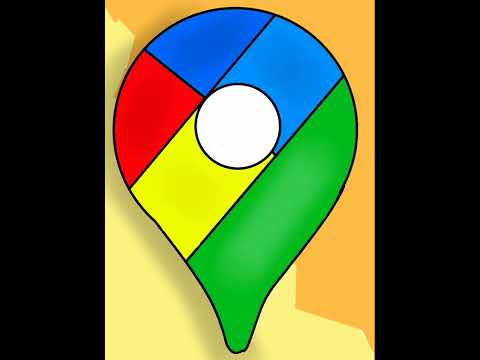 Drawing Google Maps Logo Shorts Youtube