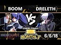 BnB 13 UNIST - Boom (Orie) Vs. Dreleth (Seth) - Under Night In-Birth Losers Finals